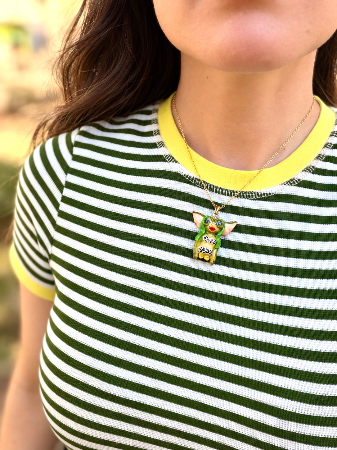 Gremlin Babe Greta Charm Necklace